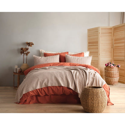 Andriake Vintage Bedspread - Terracotta