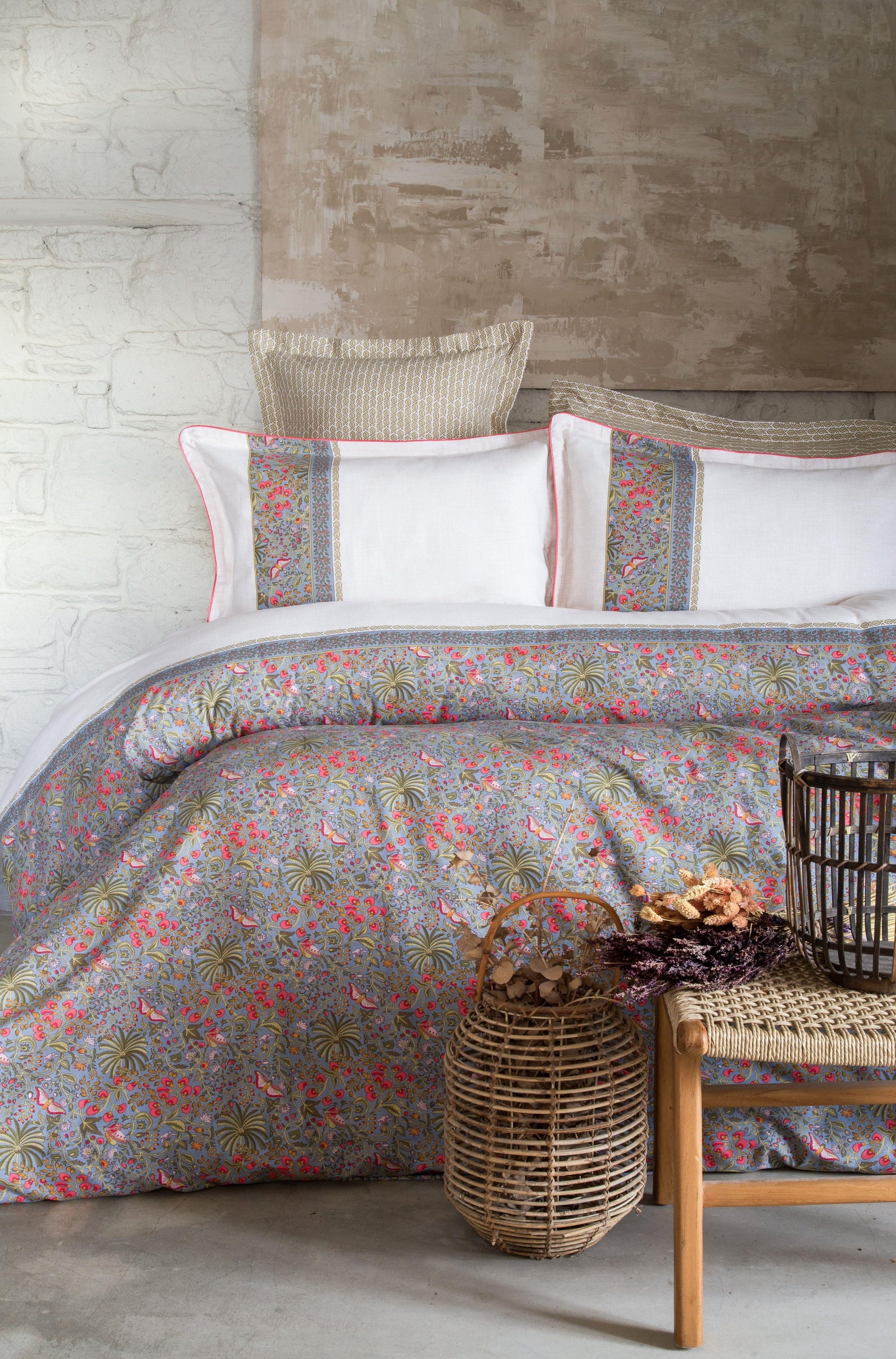 DOUBLE CREPE DUVET COVER SET HEAVENLY