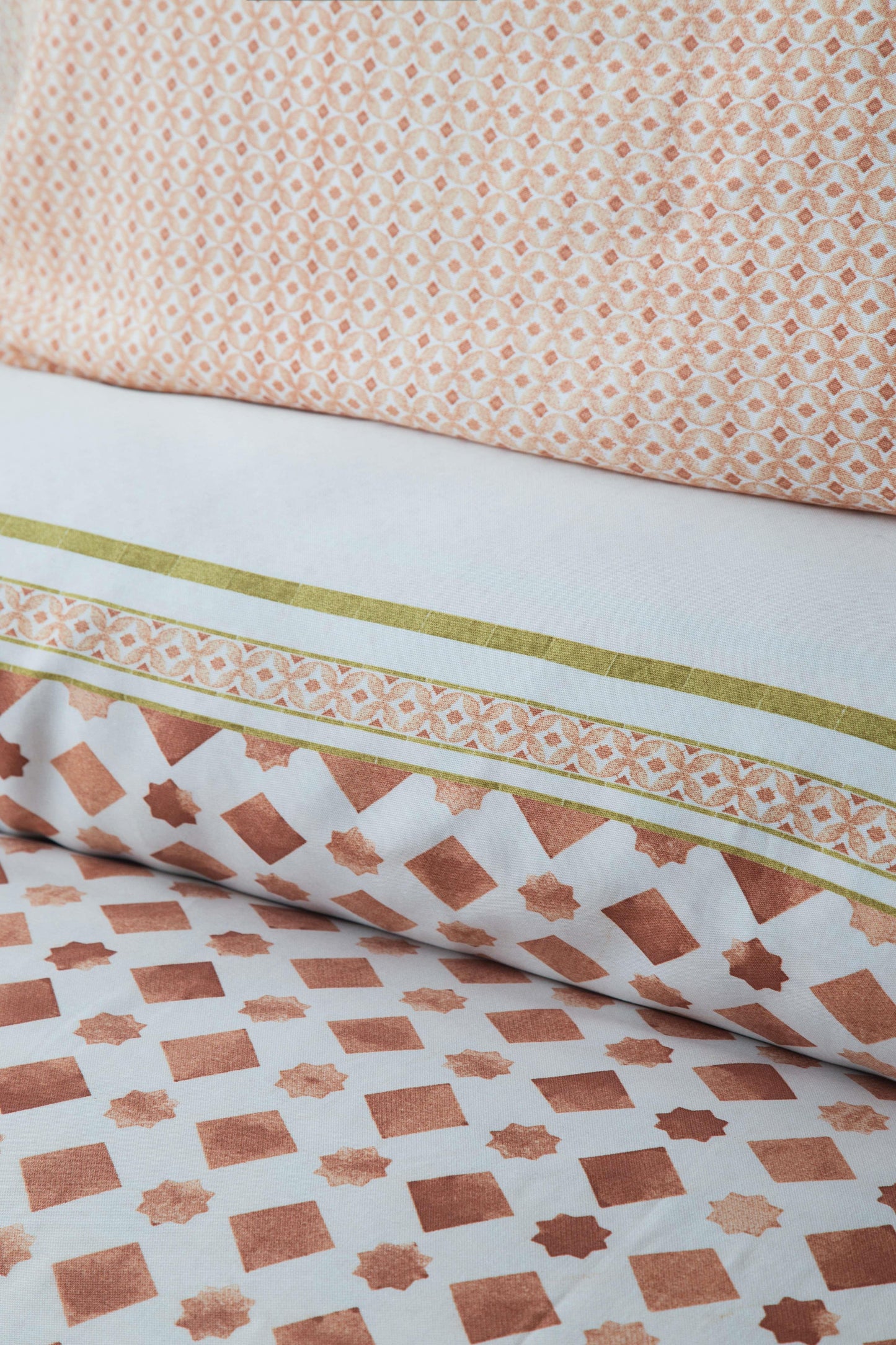 DOUBLE TENCEL DUVET COVER SET TERRA TERRACOTA