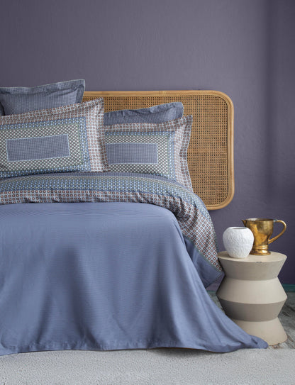 DOUBLE SIZE DUVET COVER SET PRINTED SATIN REGINA
