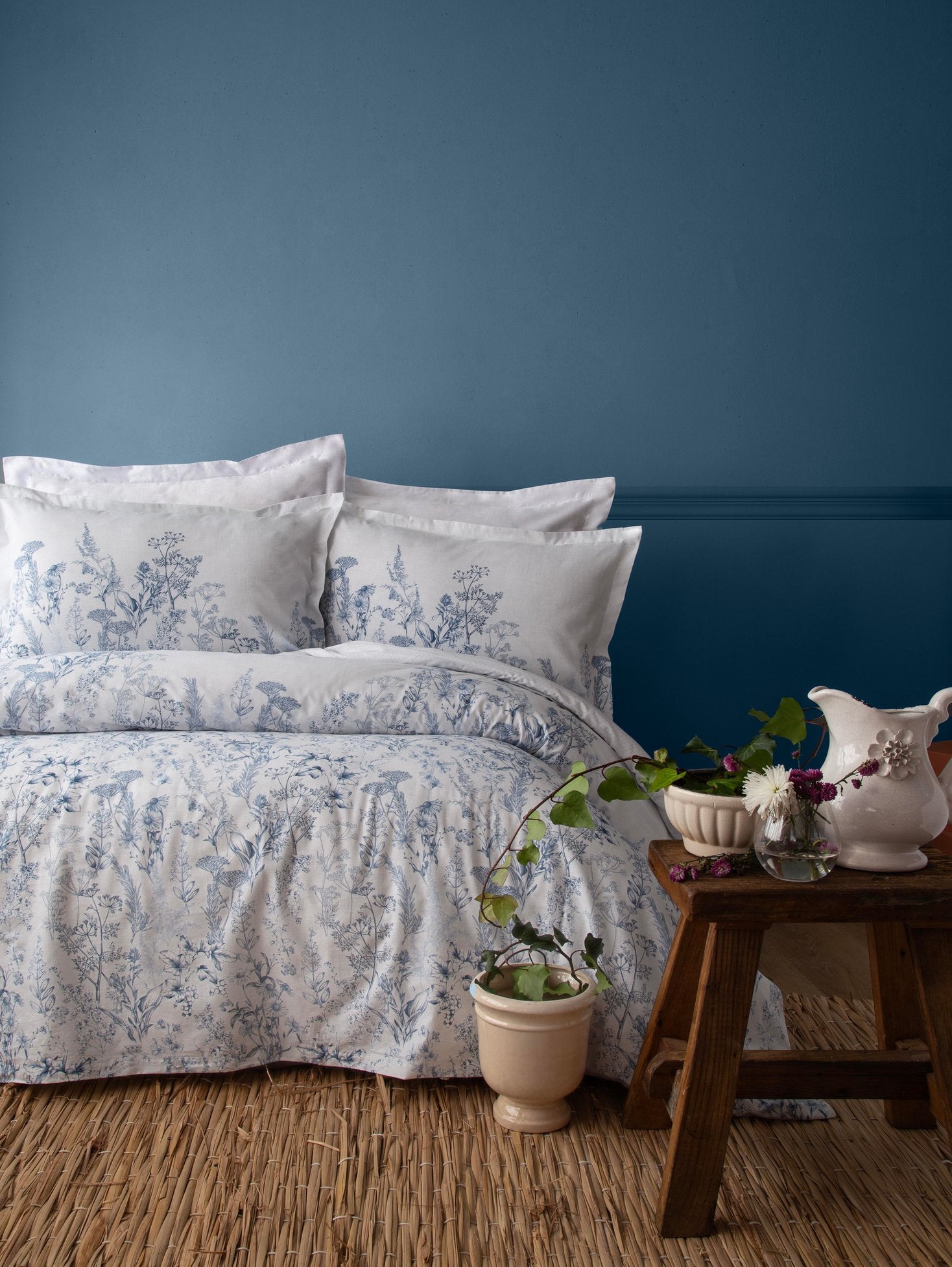 DOUBLE duvet cover  SET SET HEATHER BLUE