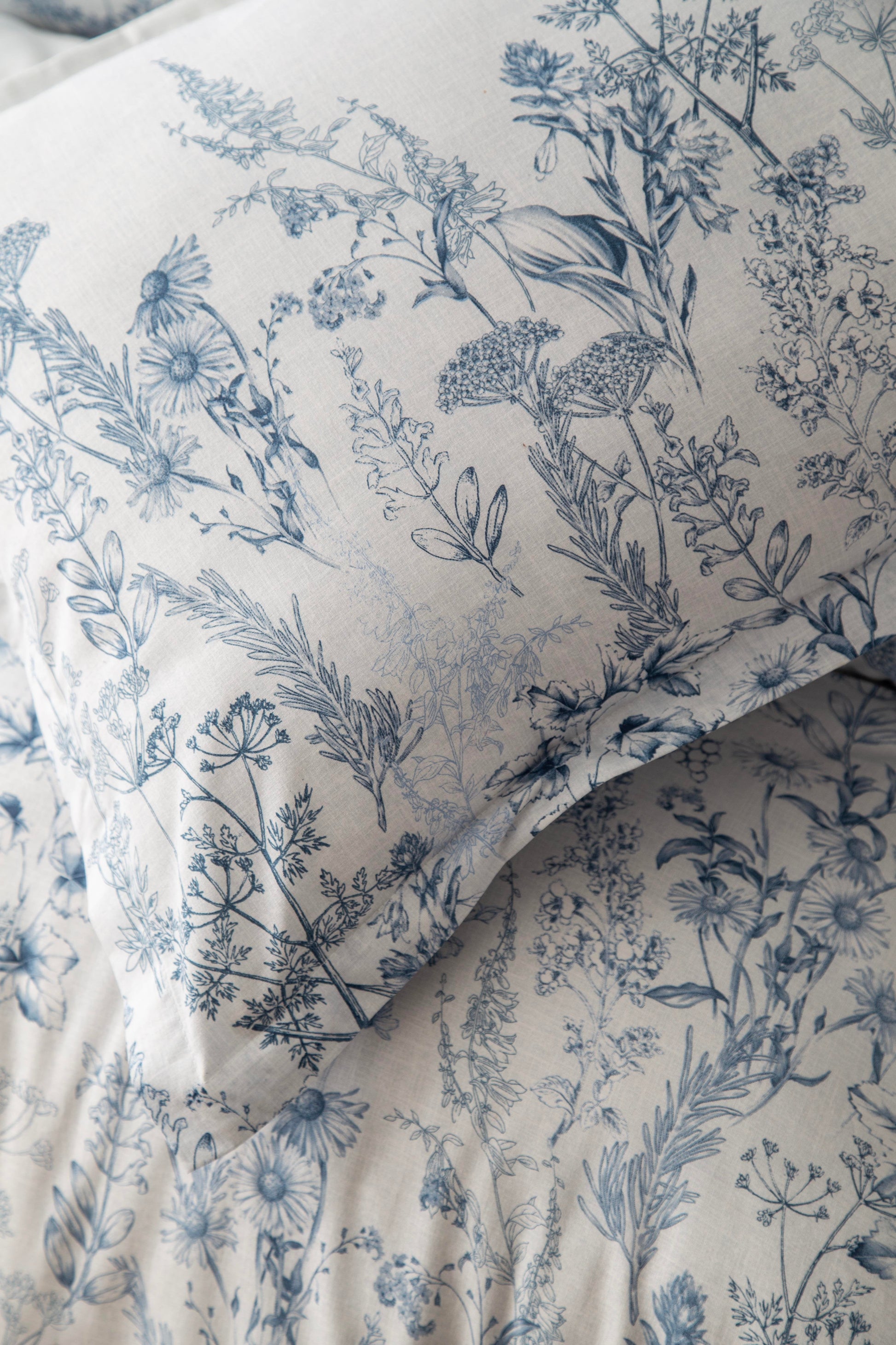 DOUBLE duvet cover  SET SET HEATHER BLUE