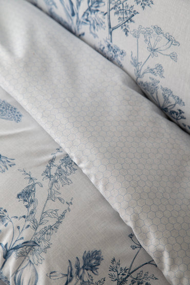 DOUBLE duvet cover  SET SET HEATHER BLUE