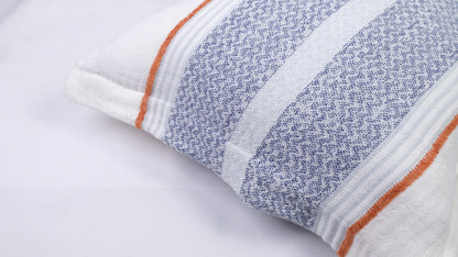 8 pcs DOUBLE SIZE BEDSCOVER SET CALI NAVY