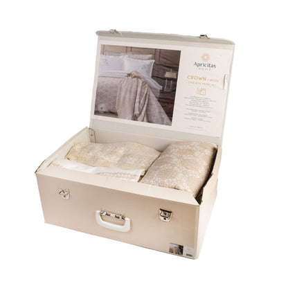 8 pcs DOUBLE TIMELESS PRIME SET  CROWN BEIGE
