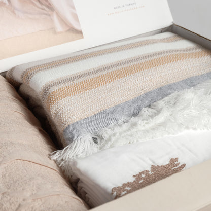 8 pcs DOUBLE TIMELESS PRIME SET ALEPH LINEN