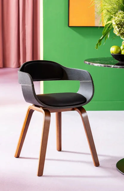 Costa Walnut Armchair by KARE Design