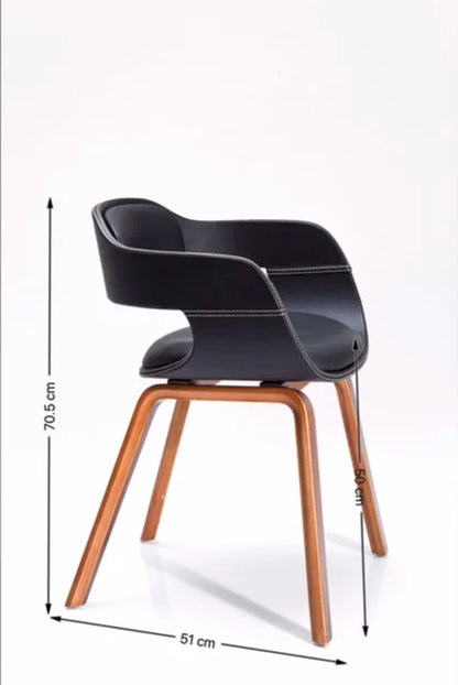 Costa Walnut Armchair by KARE Design