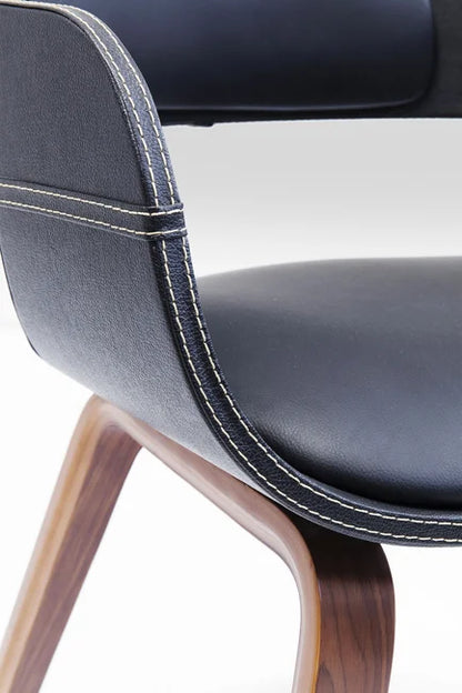 Costa Walnut Armchair by KARE Design