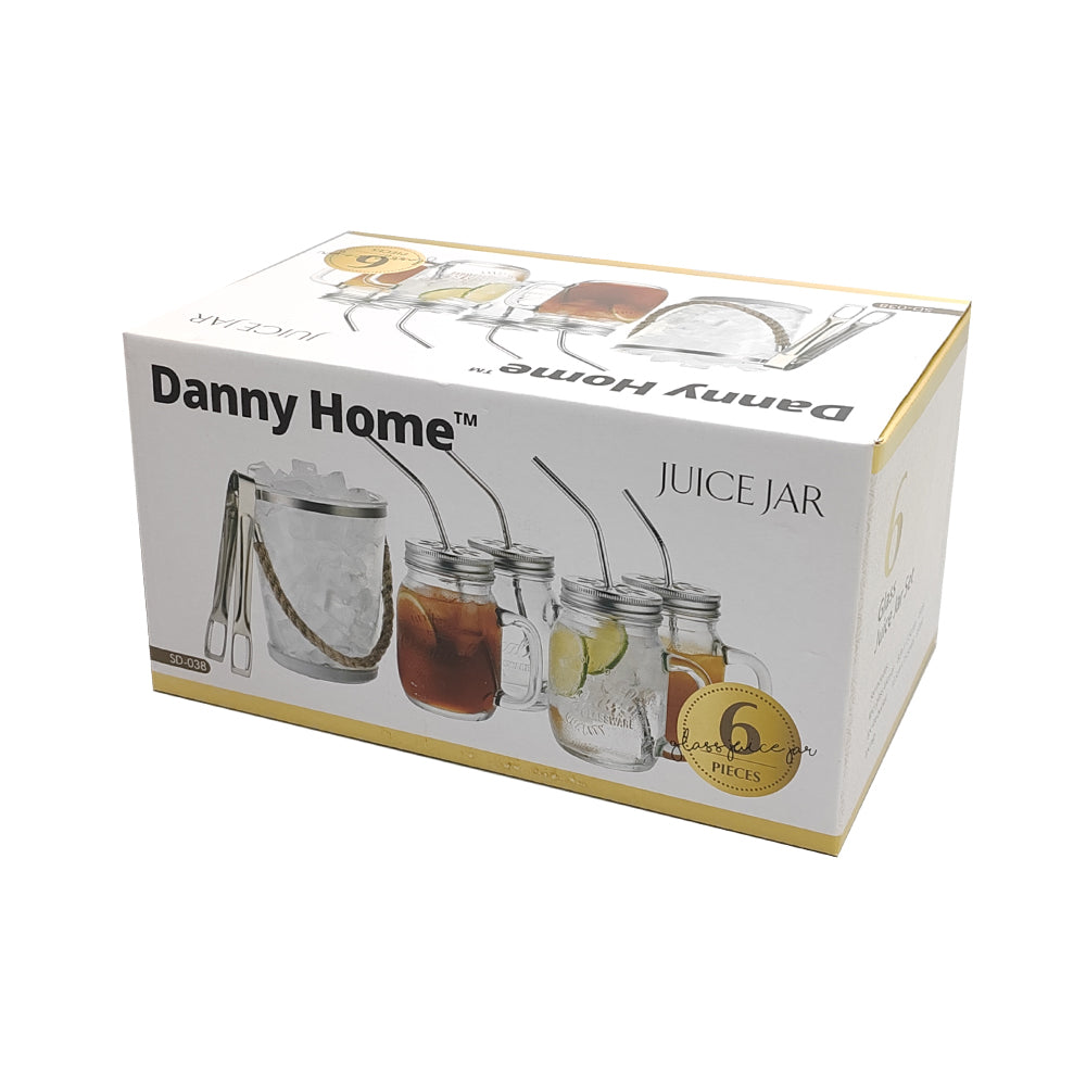 Danny Home 4-Pieces Mason Jar With Ice Bucket Set