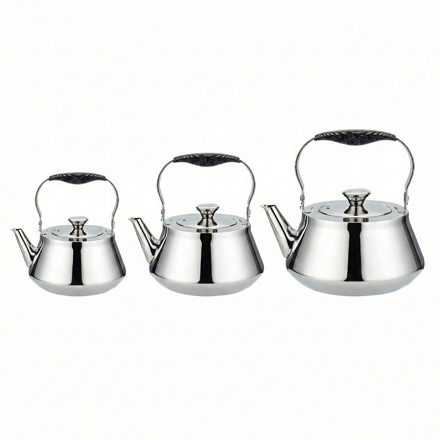 Phoenix Stainless Steel Teapots – Black