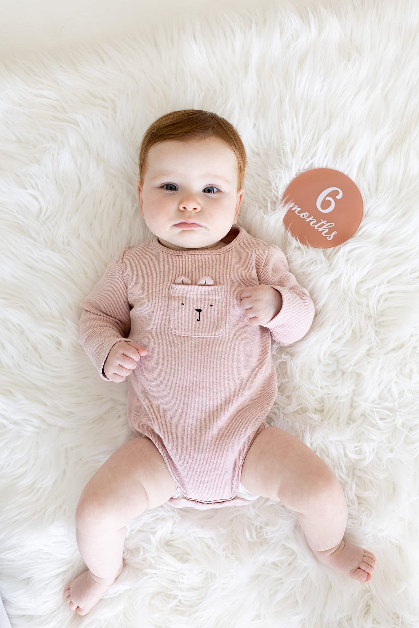 Acrylic Milestone Props Blush - Baby Growth Tracker