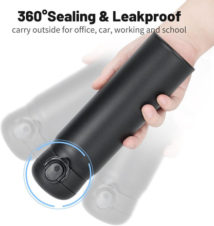 500-ml Stainless Steel Thermos Coffee Travel Mug Insulated Water Bottle