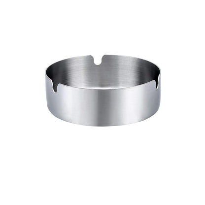 Stainless Steel Cigarette Ashtray Silver – 8cm HY079-8