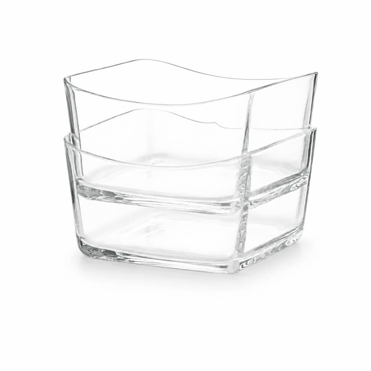 Blomus Set of 2 Square Glass Bowls
