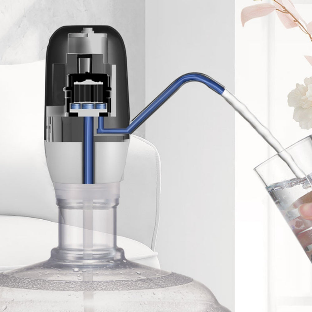 8W Dual-Pump 1800mAh DC-5V Water Pump Dispenser With 304 Stainless Steel Hose