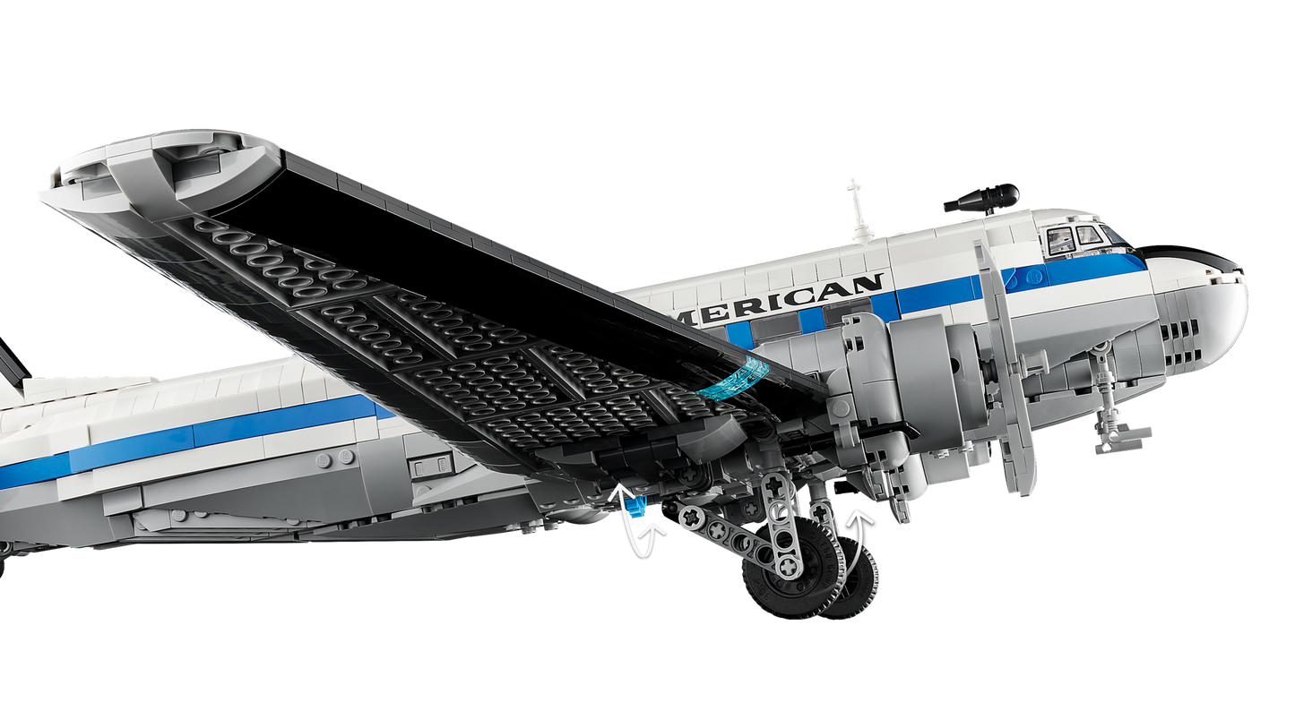 LEGO Icons Douglas™ DC-3™ PAN AM® Airliner Display Model 11378