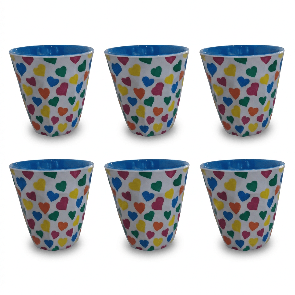 Migros Melamine Set of 6 Cups -270 mL