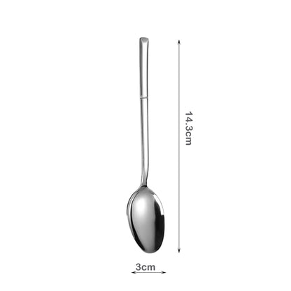 Danny Home 6-Pieces Stainless Steel Dessert Spoon Silverware Flatware