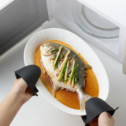 Premium 2-Pcs Non-Slip Silicone Oven Gloves Heat Resistant