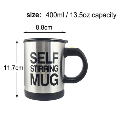 Self Stirring Mug Stainless Steel Coffee Mug