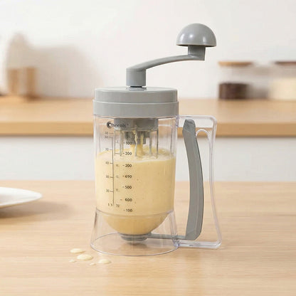 Phoenix Manual Batter Mixer &amp; Easy-Pour Dispenser 800ml