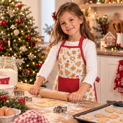 Baking Shop Kids Christmas Gingerbread Apron