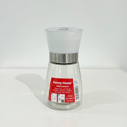 Danny Home Pepper Mill Seasoning Bottle 13-cm White