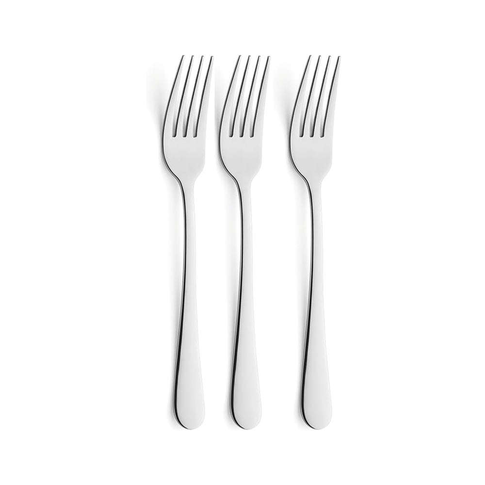 PROUD 3-Pieces Stainless Steel Medium Fork Silverware Set
