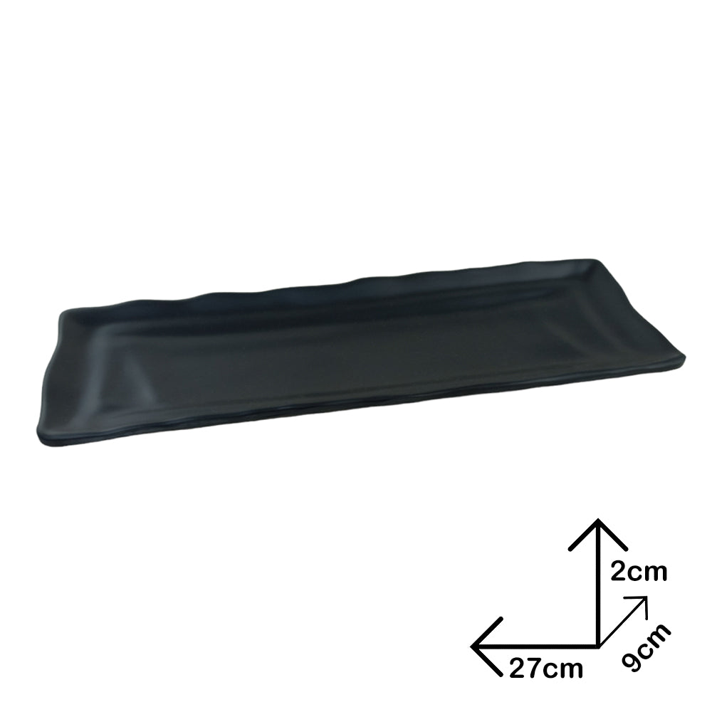 Black Melamine Dinnerware