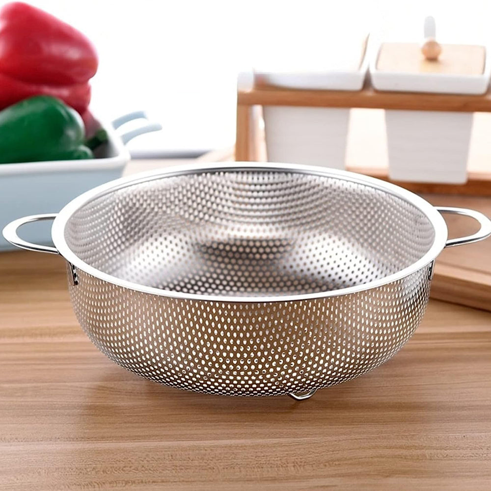 Vegetable Strainer Stainless Steel Colander with Handle
