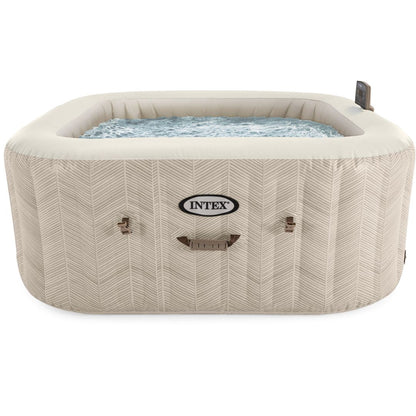 Intex Chevron Deluxe Square Bubble Spa Set