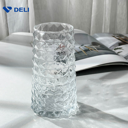 DELI 6-Pieces 520-ml Clear Large Glasses Thin Rim Set