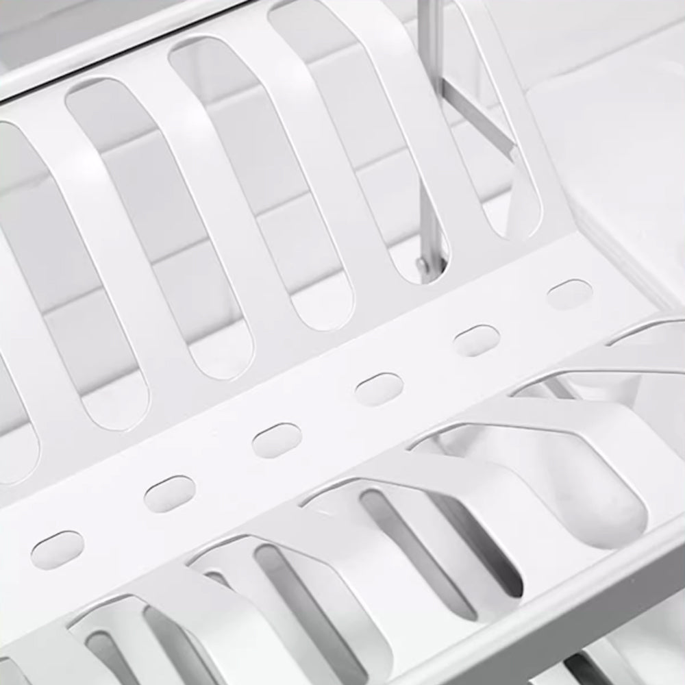 Binca Aluminum Large 2-Layer Dish Rack 62-cm