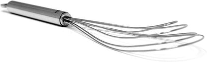 Stainless Steel Flat Roux Whisk – 2-in-1 Stirring & Scraping Tool