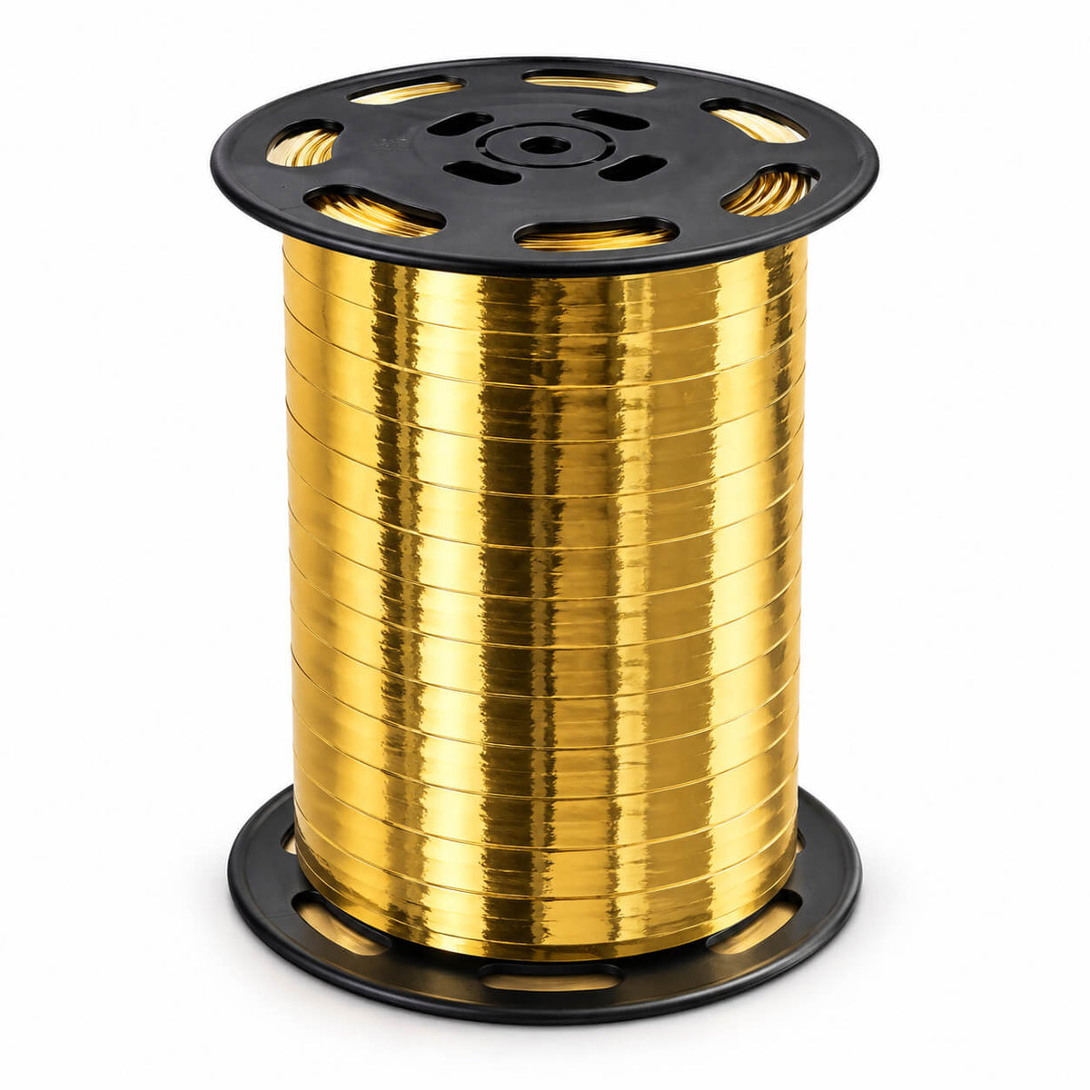 Noël Metallic Curling Ribbon – 250 m – Gold & Silver