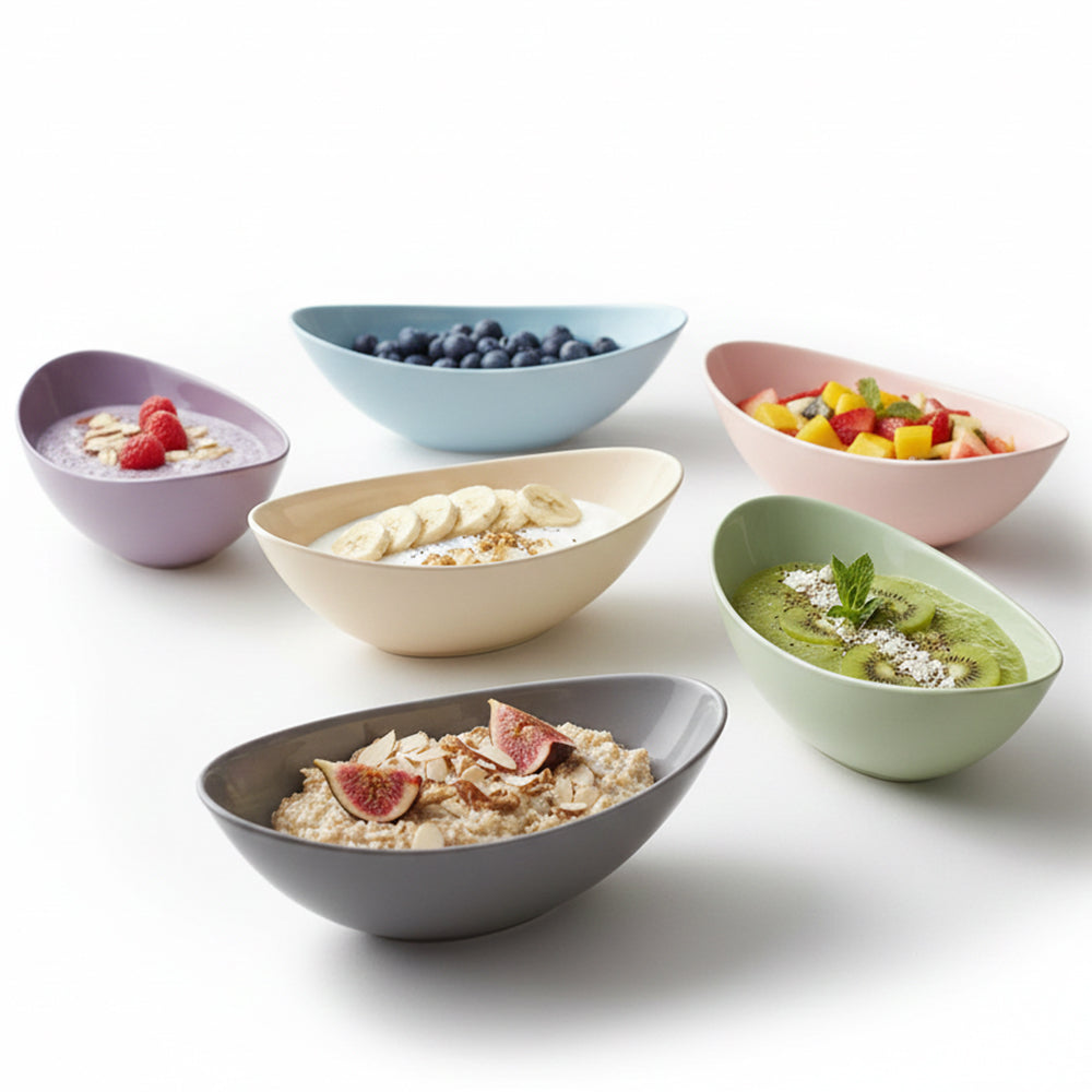 Phoenix 6-Pieces Soft Color Bowl Set