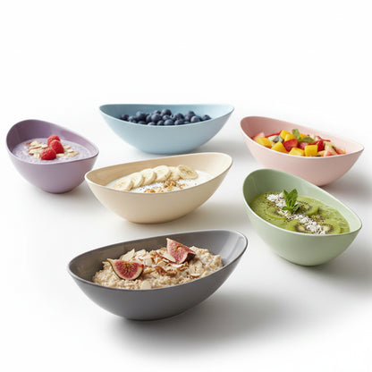 Phoenix 6-Pieces Soft Color Bowl Set