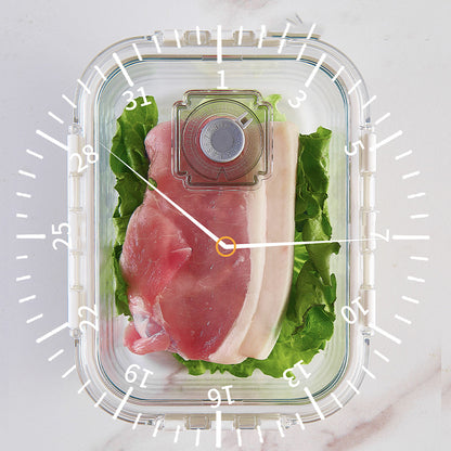 2300ml Borosilicate Rectangle Glass Food Storage Container With Microwave, Freezer & Dishwasher Safe NFH-77318