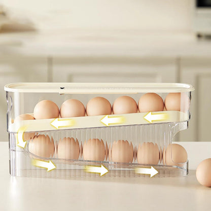 Automatic Rolling Egg Storage Dispenser ( Single  Row )