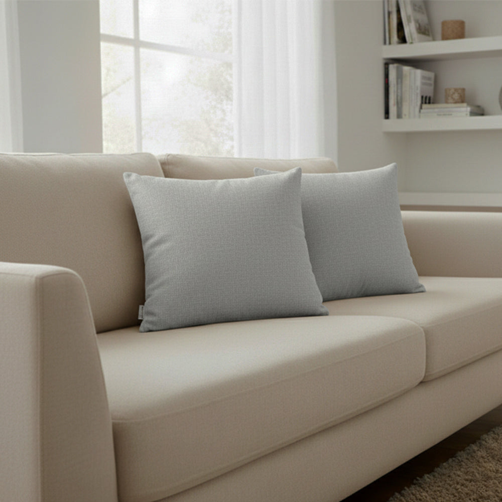 Danny Home Polypropylene Fabric Cushion – Grey 50x50cm