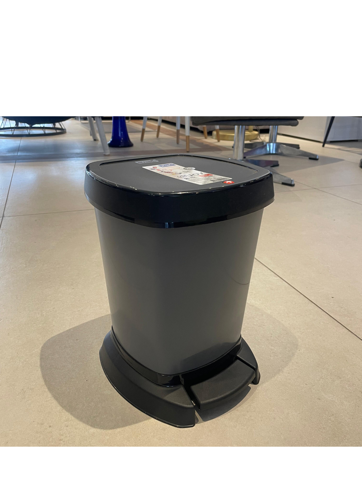 Rotho PASO Trash Can With Pedal – 6L