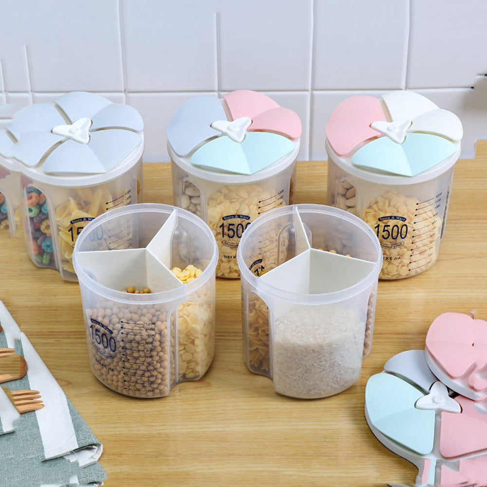 Plastic Multi-Grain Cereal Container