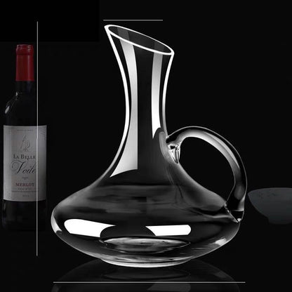 High-Quality Glass Wine Carafe With Handle 1500-ml