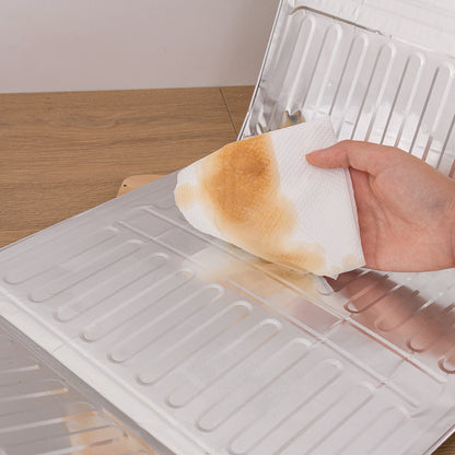 3-Sided Oil-Proof Aluminum Foil Splatter Guard 32.5x84cm
