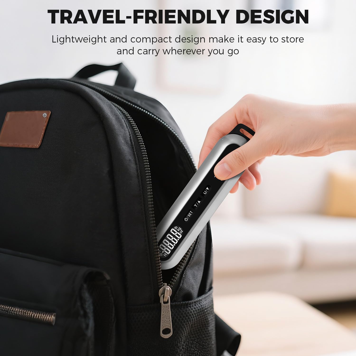 Constant, Luggage Scale, 50KG Luggage Weight Scale Digital Suitcase Scale with Hook