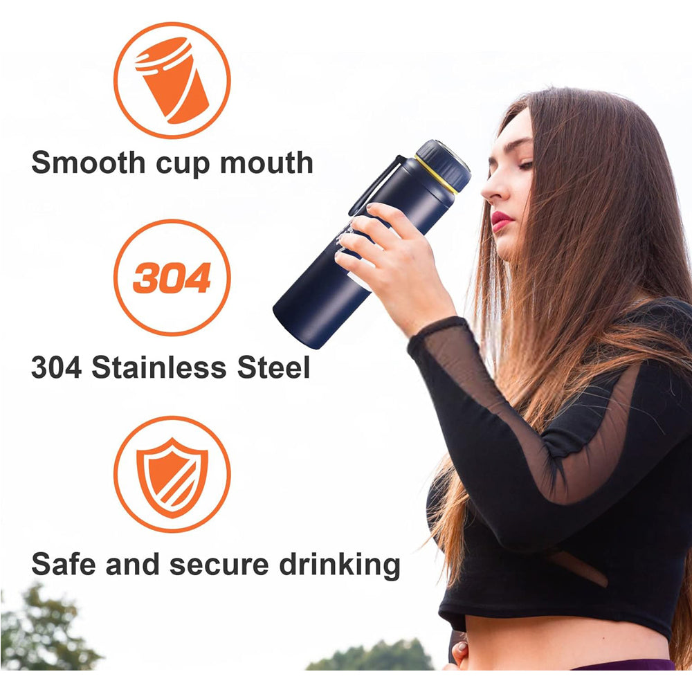 1000-ml Thermos Bottles Stainless Steel Leak-Proof Bottle for Hot and Cold Drinks