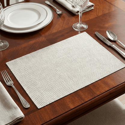 White Woven Placemat