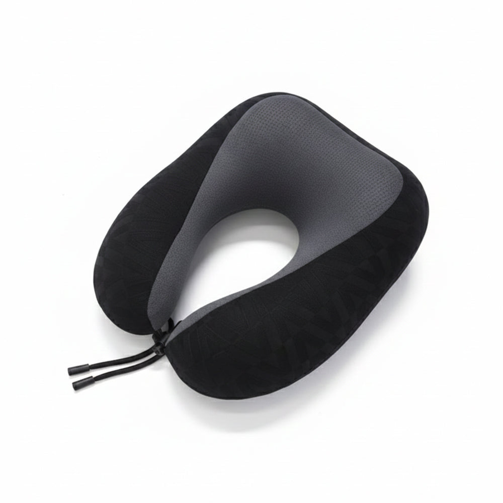 U-Shaped Ice-Silk Memory Foam Neck Pillow