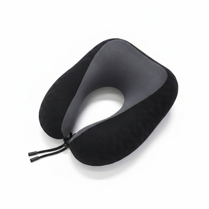 U-Shaped Ice-Silk Memory Foam Neck Pillow